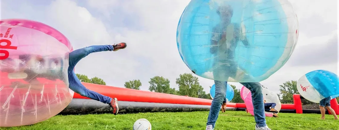 Bubble football experience in Amsterdam
