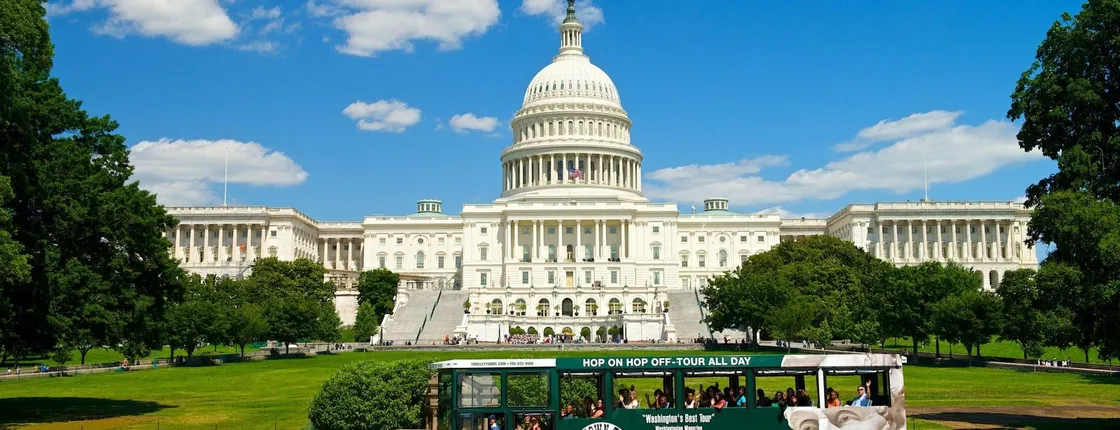 Old Town Trolley hop-on hop-off tours of Washington D.C.