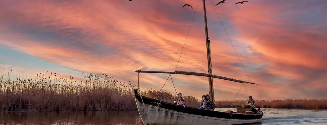 Albufera Natural Park with Sunset Boat Tour from Valencia