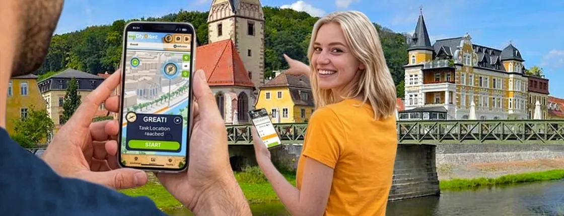 Self-guided digital scavenger hunt in Gera