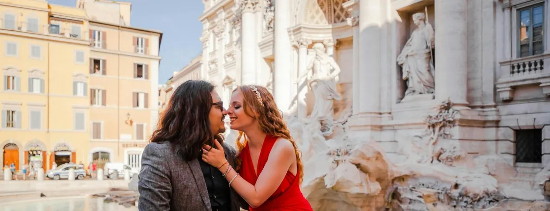 Private photoshoot at the Trevi Fountain