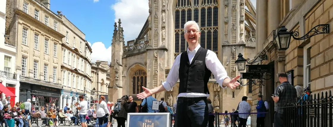 Georgian Bath fun and humorous guided exploration tour