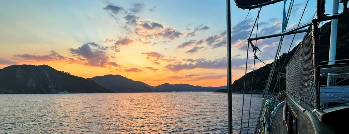 Adults-only sunset gulet cruise with dinner from Marmaris with optional transfers