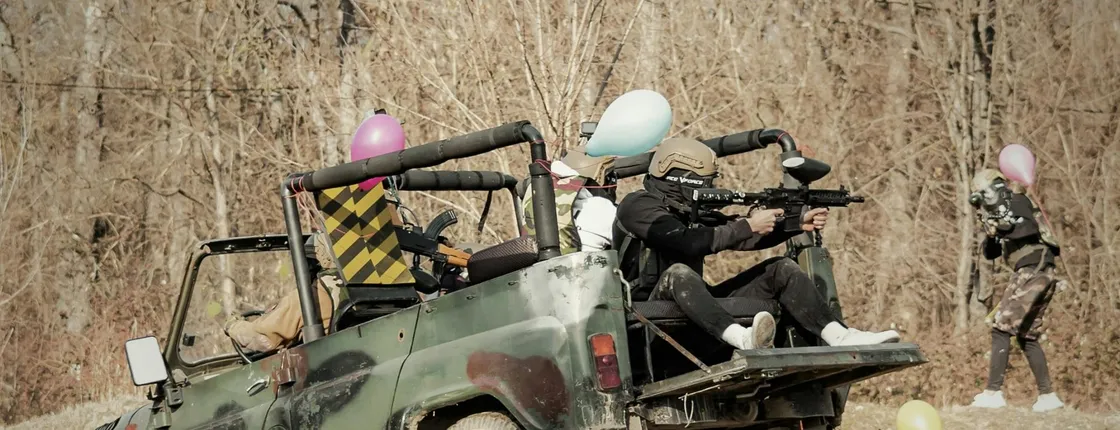 Off-road paintball experience in Budapest with targets