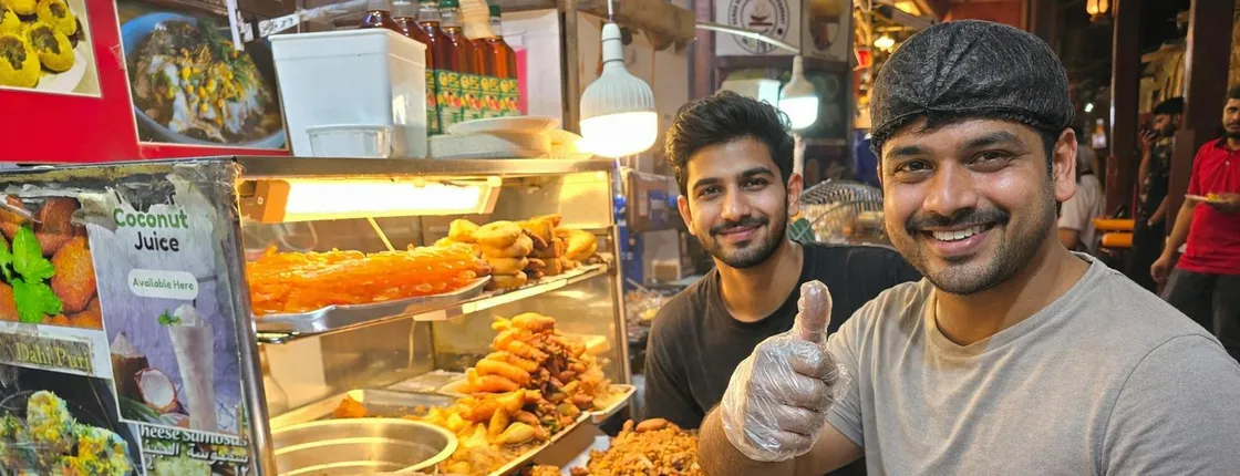 Dubai street food evening tour