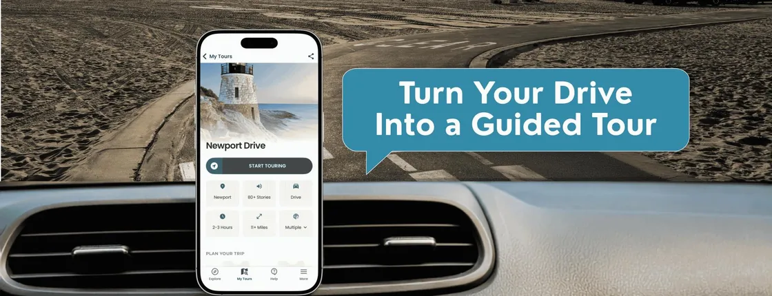 Scenic Newport self-driving audio tour