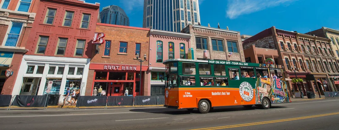 Old Town trolley tour of Nashville