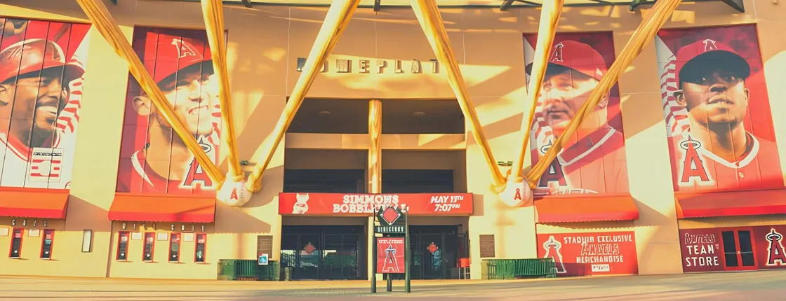 Los Angeles Angels Baseball Game at Angel Stadium
