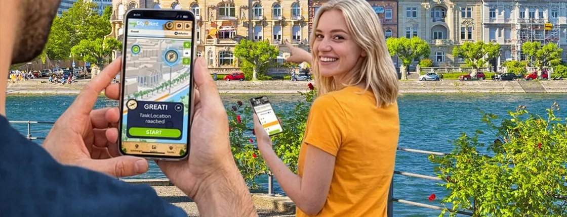 Self-guided digital scavenger hunt in Konstanz