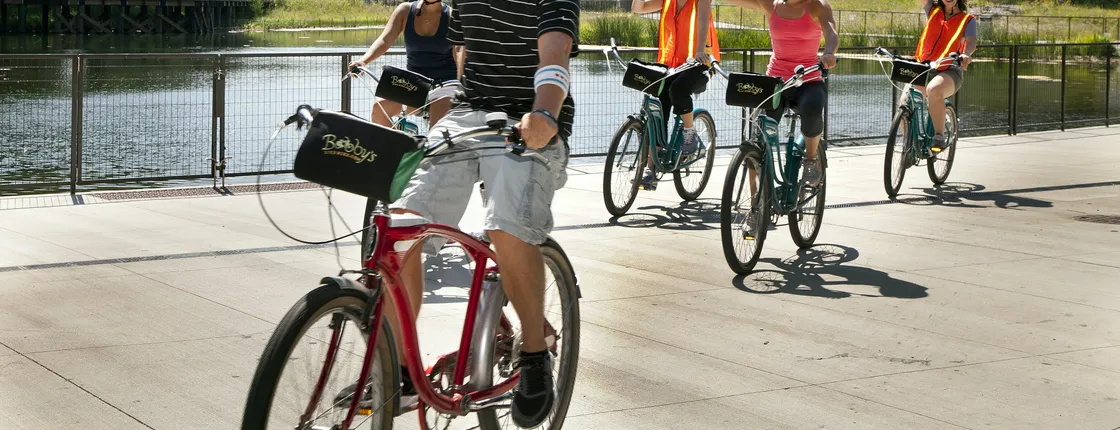 Chicago lakefront neighbourhood bike tour