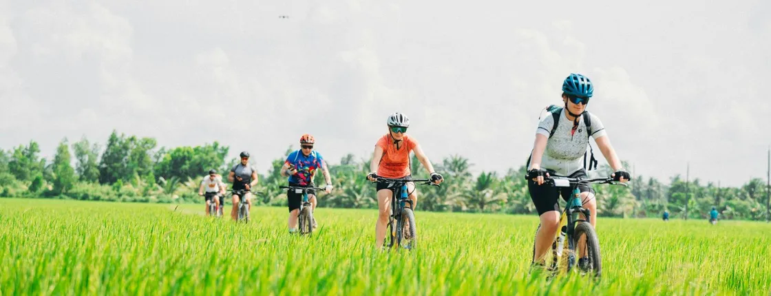 Saigon countryside guided bike tour with lunch