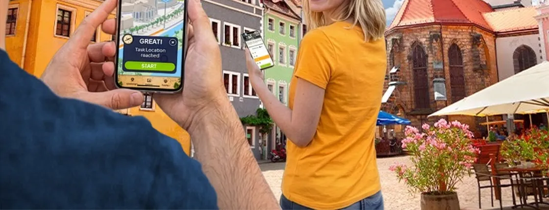 Self-guided digital scavenger hunt in Meißen