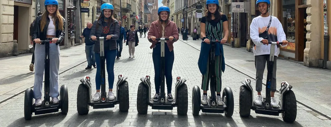 Guided Krakow self-balancing scooter tour of the old town