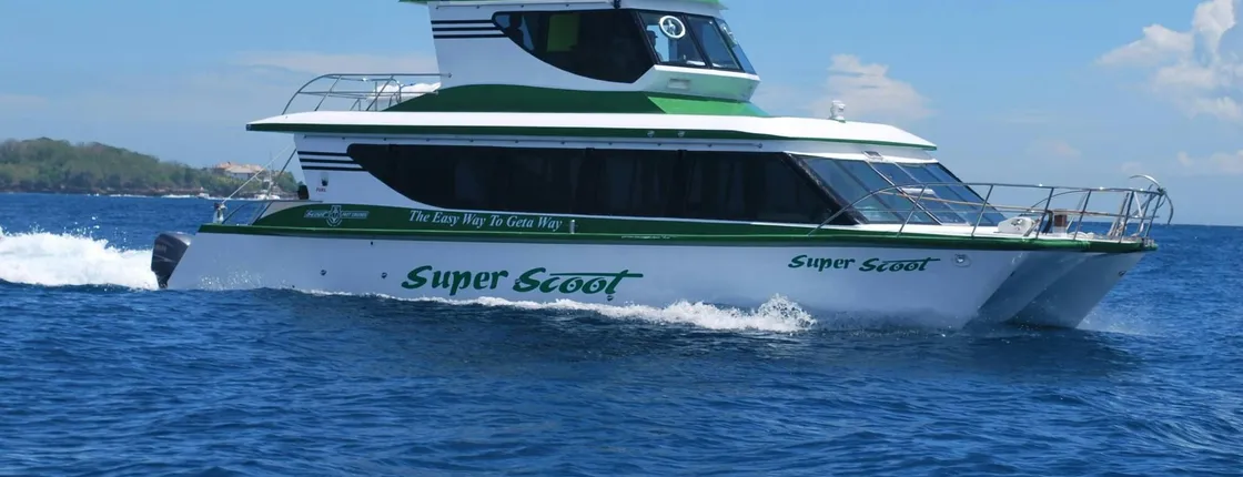 Boat transfer from Sanur to Nusa Lembongan by Scoot Fast Boat