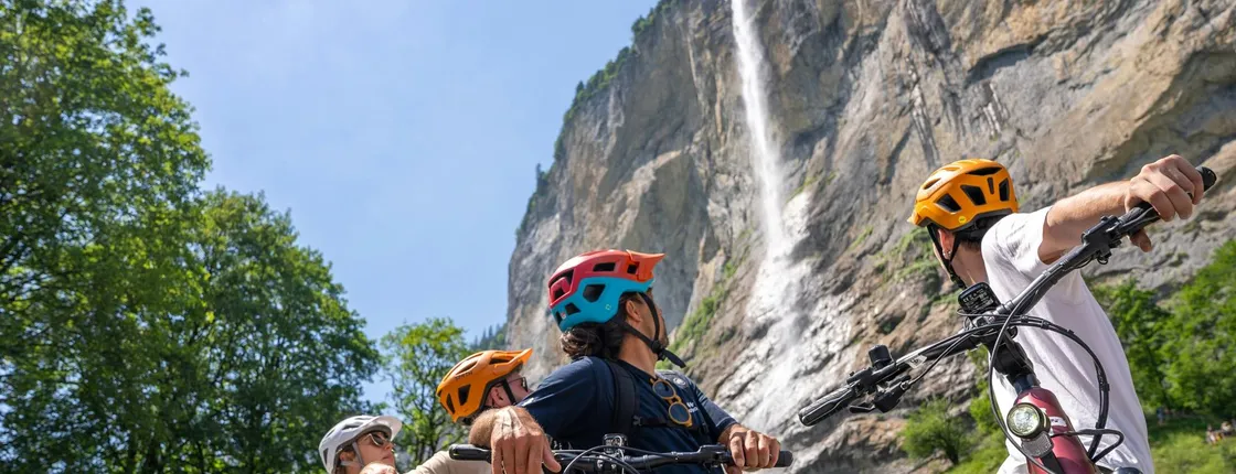 E-bike tour to the Lauterbrunnen waterfalls