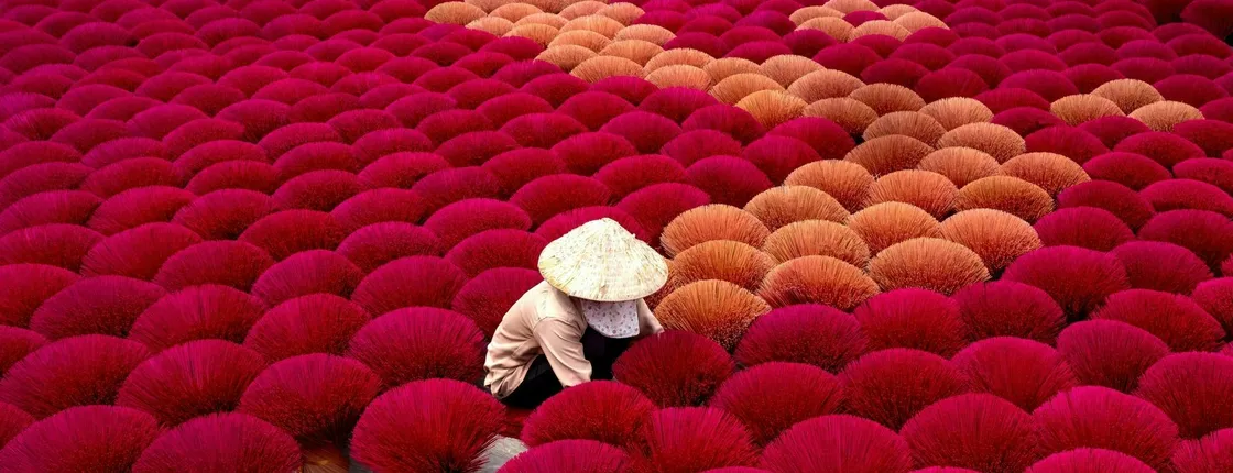 Cultural day tour to Hanoi's incense and hat villages with lunch