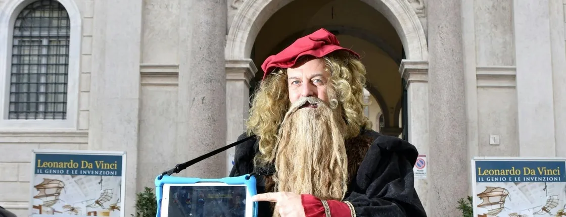 Leonardo da Vinci Rome treasure hunt game
