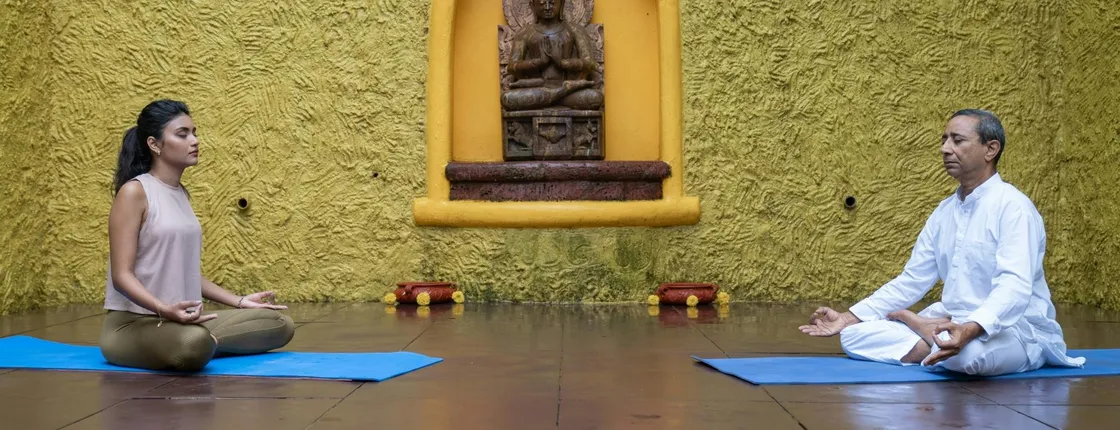 Yoga experience at Shanti Morada Heritage Mansion in north Goa