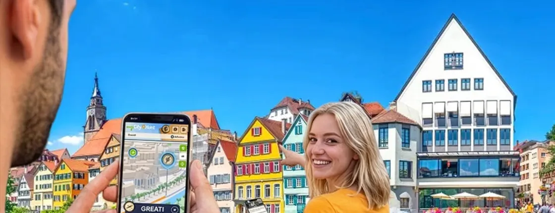 Self-guided digital scavenger hunt in Tübingen