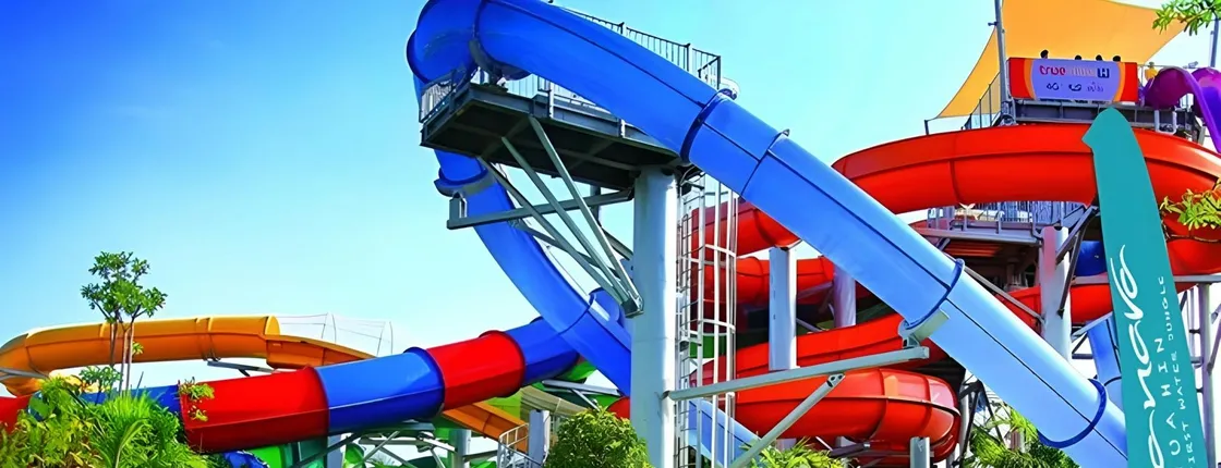 Hua Hin waterpark day pass with optional lunch
