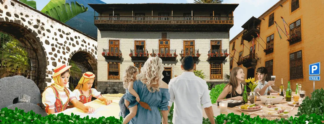 Visit Casa de los Balcones and Molino del Hoyo Gofio Mill