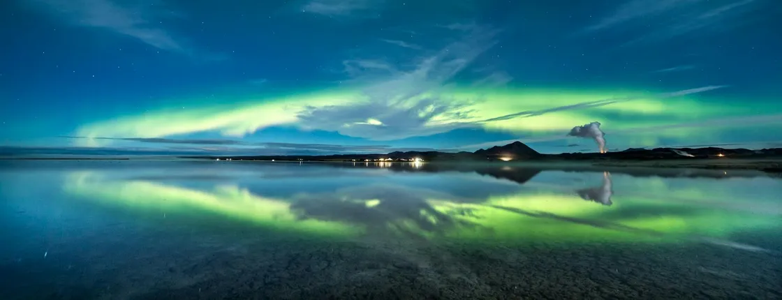 Lake Mývatn Northern Lights Tour