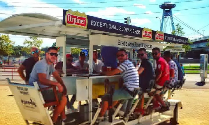 Original Bratislava Beer Bike Tours - All-you-can-drink
