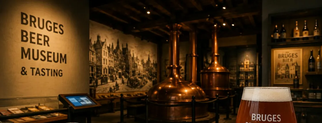 Bruges Beer Museum entrance ticket with tasting and eSIM