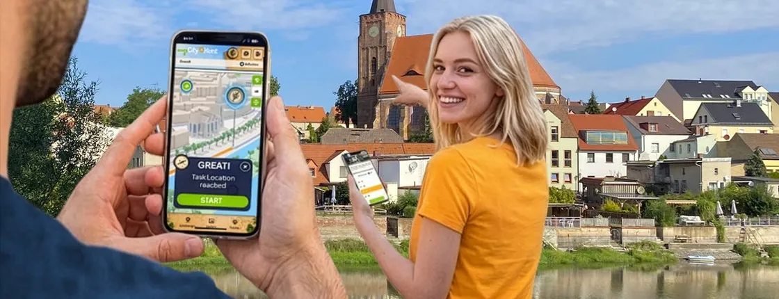 Self-guided digital scavenger hunt in Eisenhüttenstadt