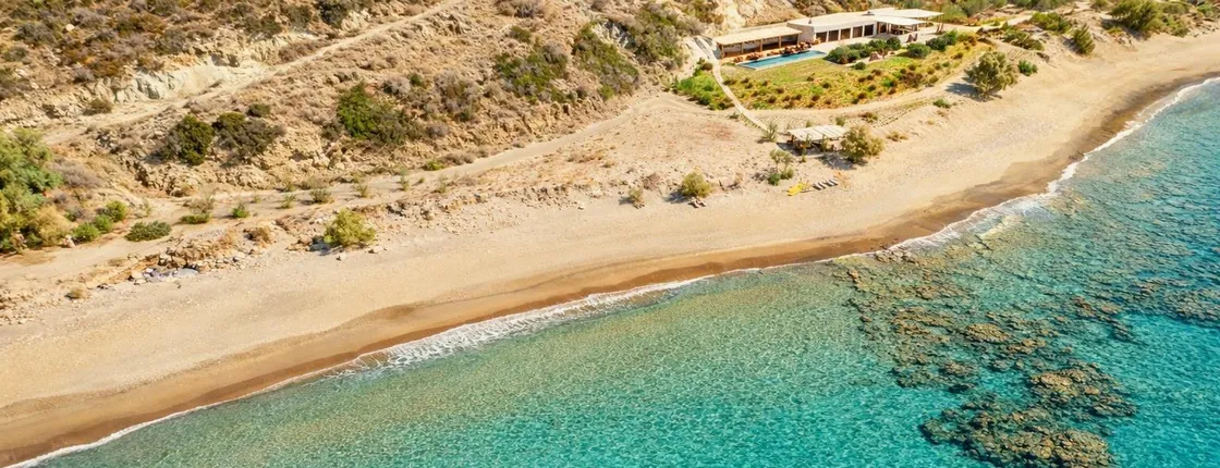Crete southern coast tour with abandoned village and beach lunch