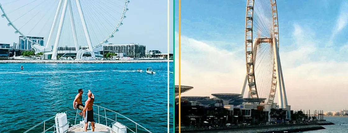 Morning yacht cruise with Ain Dubai tickets