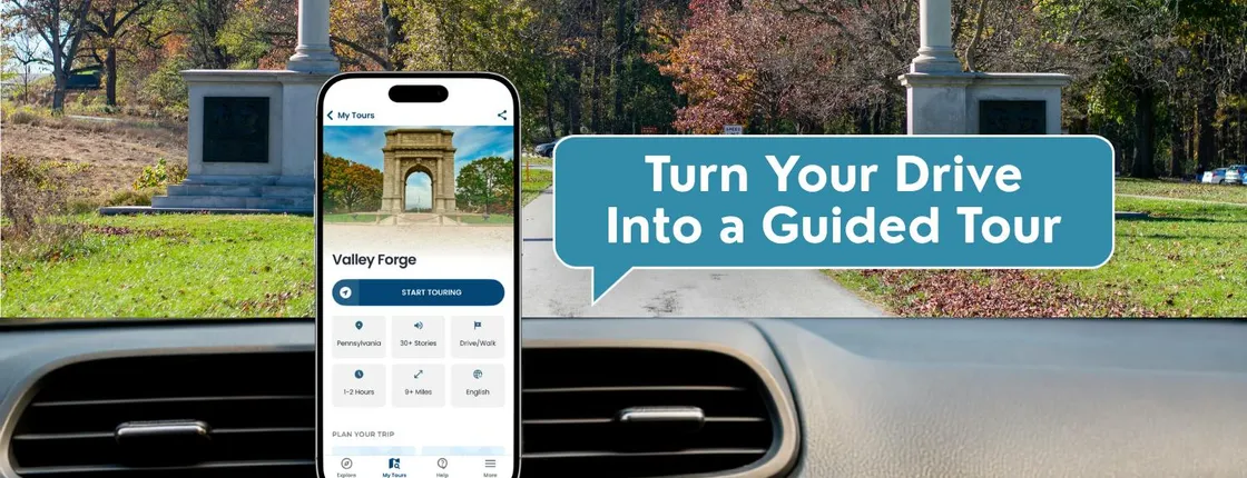 Valley Forge National Historical Park self-guided driving tour