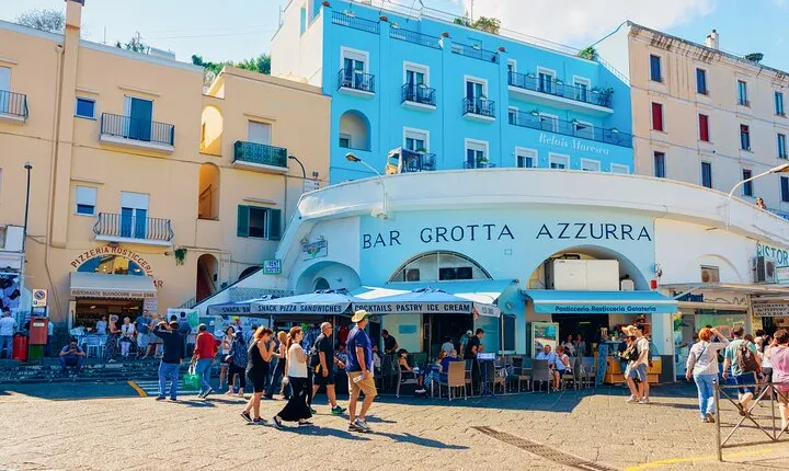 From Naples: Capri and Anacapri Small Group Tour + Ferry