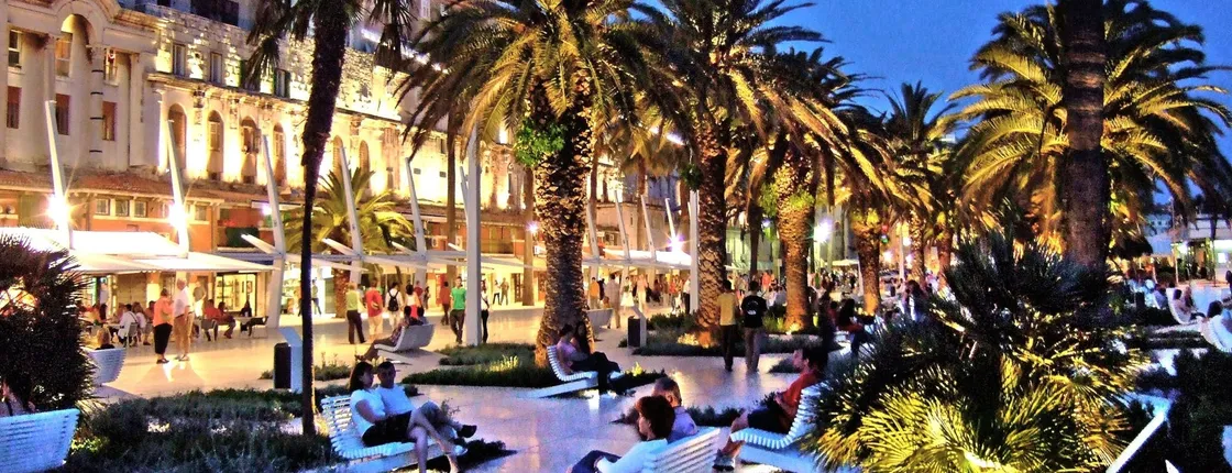Split old city and Diocletian's Palace private evening tour
