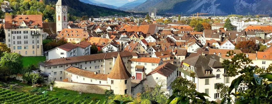 Private architecture walk through Chur with a local expert