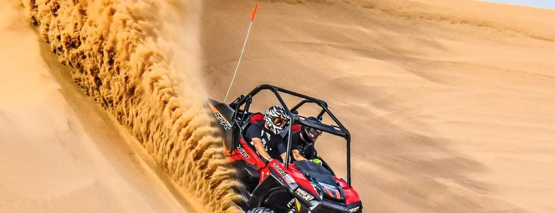 Desert safari with camel ride, sandboarding and buggy ride