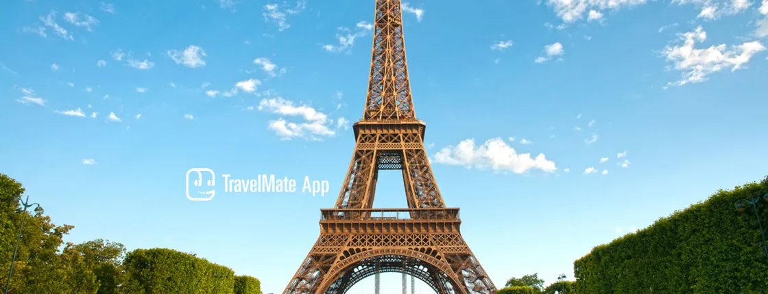 Paris audio guide with TravelMate app