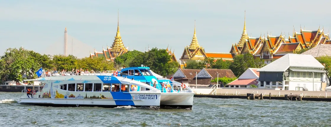1-day hop-on hop-off Chao Phraya river cruise