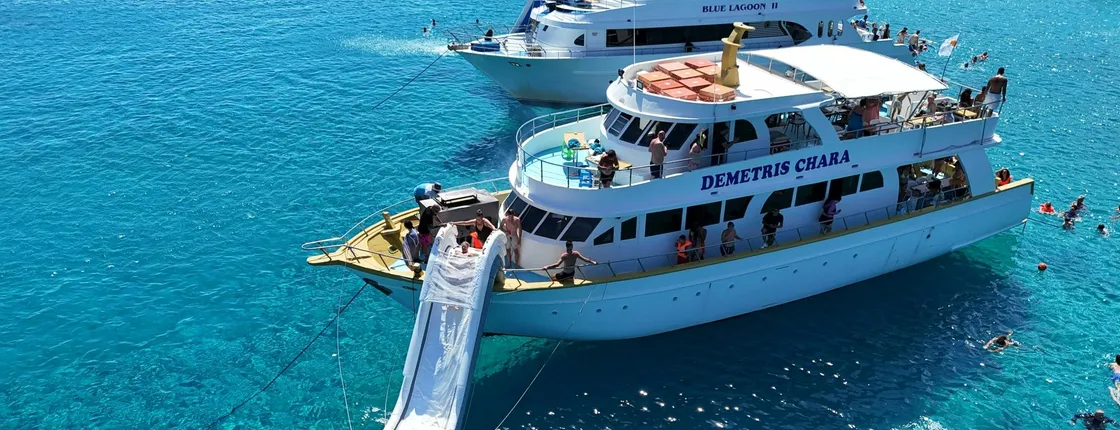 Wine tasting boat cruise from Latchi to Blue Lagoon with BBQ lunch