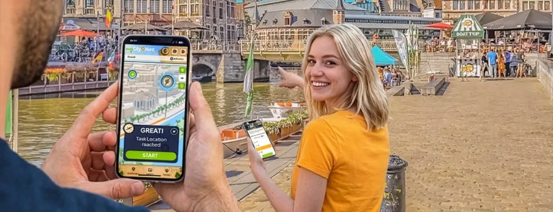 Self-guided digital scavenger hunt in Ghent