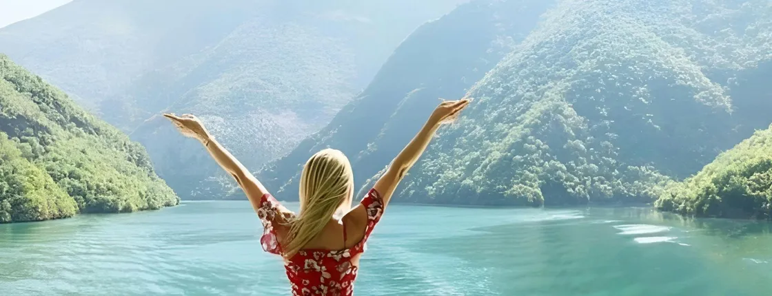 Koman Lake and Shala River speedboat trip from Tirana