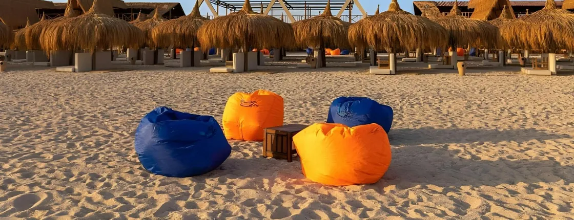 Eden Island snorkeling experience with lunch from Hurghada