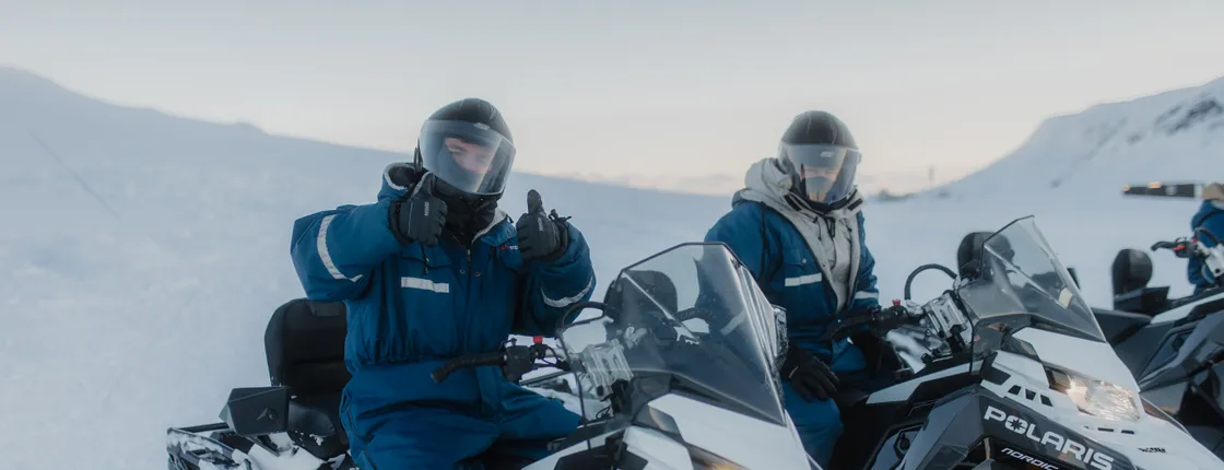 Private Golden Circle Tour and Snowmobiling Adventure