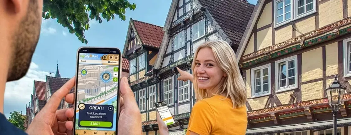 Self-guided digital scavenger hunt in Celle