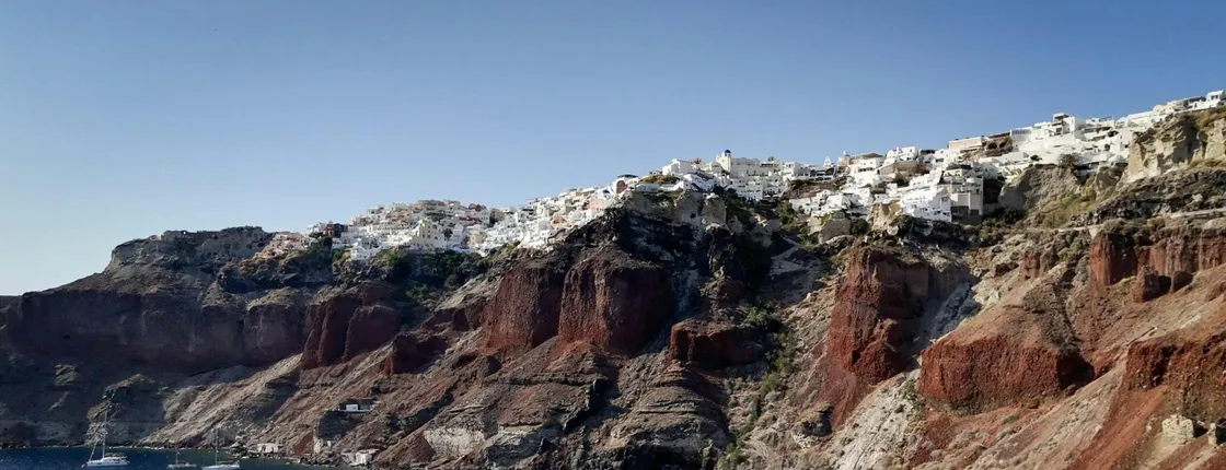 Santorini tour of caldera with glass-bottom boat
