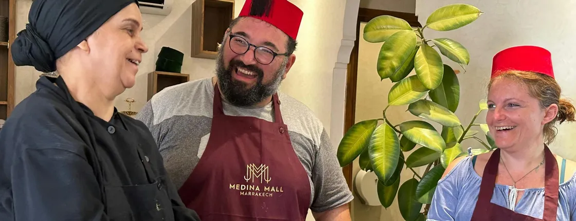 Authentic Moroccan cooking class workshop at Medina Mall