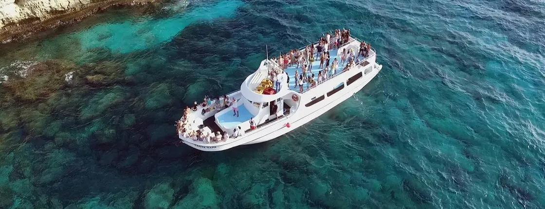 Ayia Napa shuttle bus transfer from Robinson Club Cyprus
