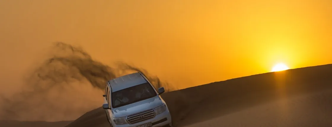 Premium desert safari with dinner and entertainment