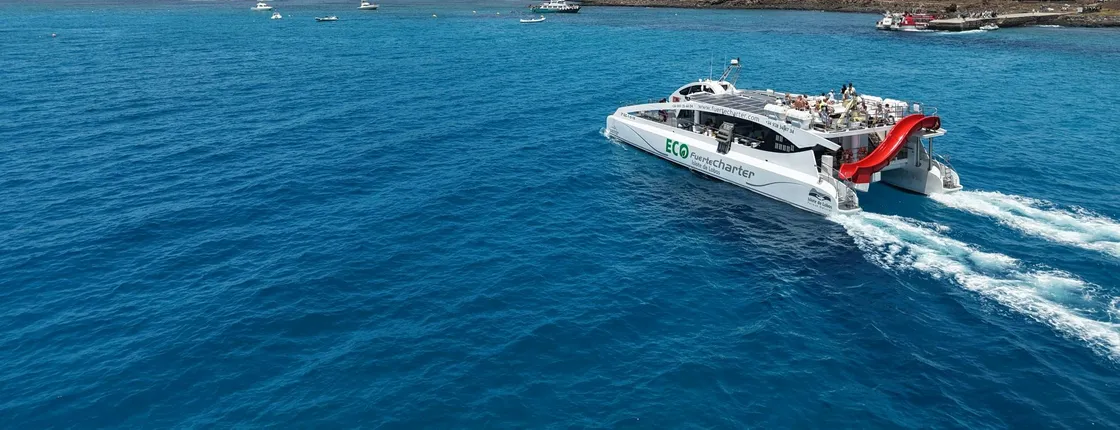 Round-trip Eco Fast Ferry to Lobos Island from Corralejo