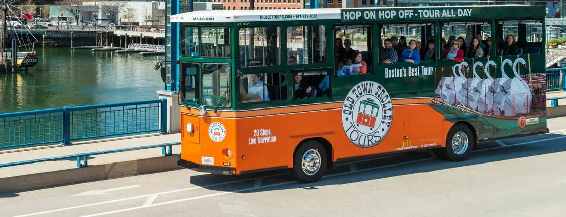 1-Day or 2-Day Hop-On Hop-Off Trolley Tour of Boston